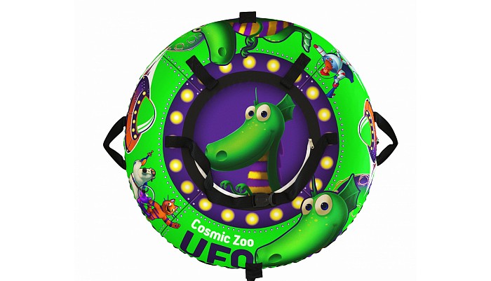 

Тюбинг Small Rider Snow Tubes 4 UFO Динозаврик 100х100 см, Snow Tubes 4 UFO Динозаврик 100х100 см