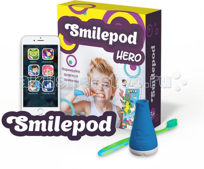 Гигиена полости рта Smilepod Набор Игрозуб, Гигиена полости рта - артикул:424284 Гигиена полости рта Smilepod Набор Игрозуб, Гигиена полости рта - артикул:424284