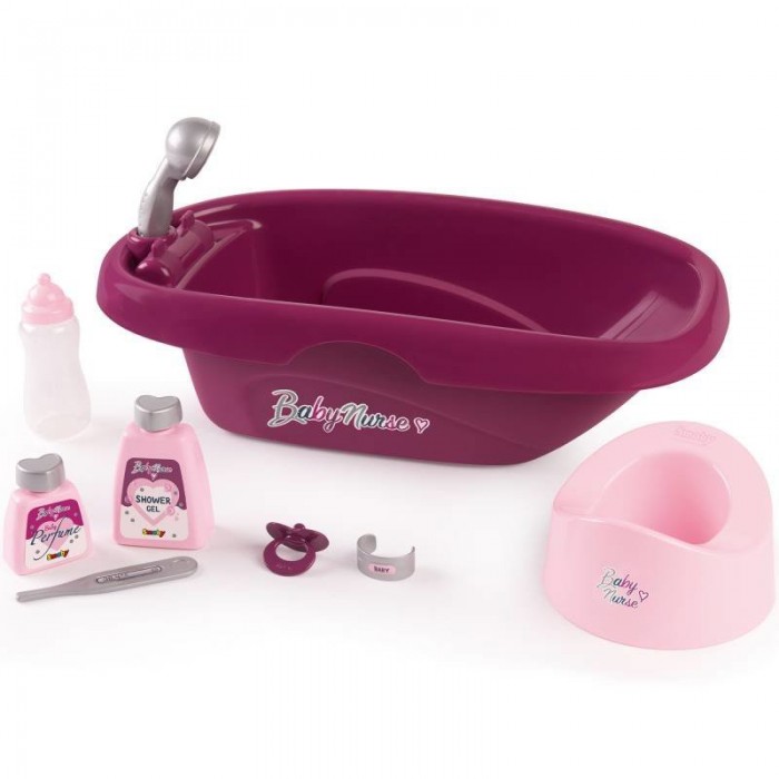 

Smoby Baby Nurse Ванночка с аксессуарами, Baby Nurse Ванночка с аксессуарами