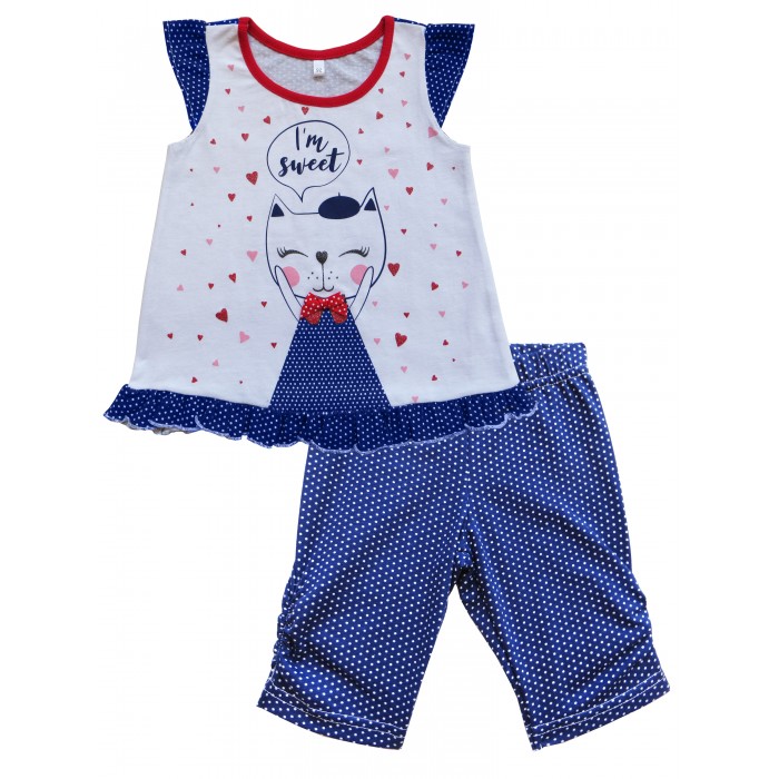 Комплекты детской одежды Soni Kids Комплект майка и шорты Клубничка soni kids комплект на выписку для девочки soni kids