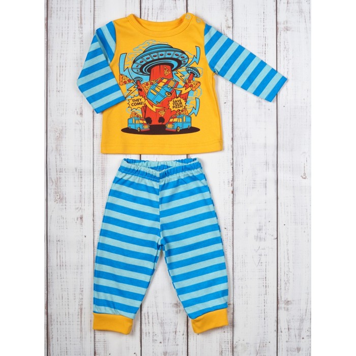 

СовёнокЯ Пижама для мальчика Полоска 2-6488, Пижама для мальчика Полоска 2-6488