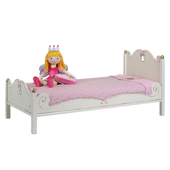 Детская кроватка Spiegelburg Prinzessin 90х200 смPrinzessin 90х200 см Детская кроватка Spiegelburg Prinzessin 90х200 смPrinzessin 90х200 смДетская кроватка Spiegelburg Prinzessin 90х200 см Кровать выполнена в нежном романтичном дизайне и станет настоящим королевским ложем для маленькой принцессы. Особенности: крепкая надежная конструкция оригинальный дизайн красивое резное изголовье не имеет острых углов идеально вписывается в интерьер современной детской комнаты Спальное место: 90 х 200 см<br>
