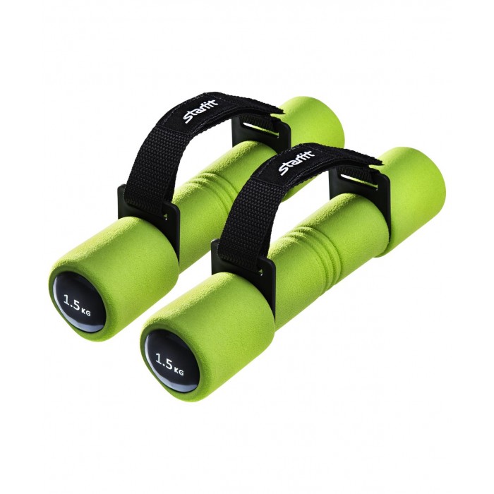 Спортивный инвентарь Starfit Гантель неопреновая DB-203 1.5 кг спортивный инвентарь starfit брусья настенные пульс 50 57 см
