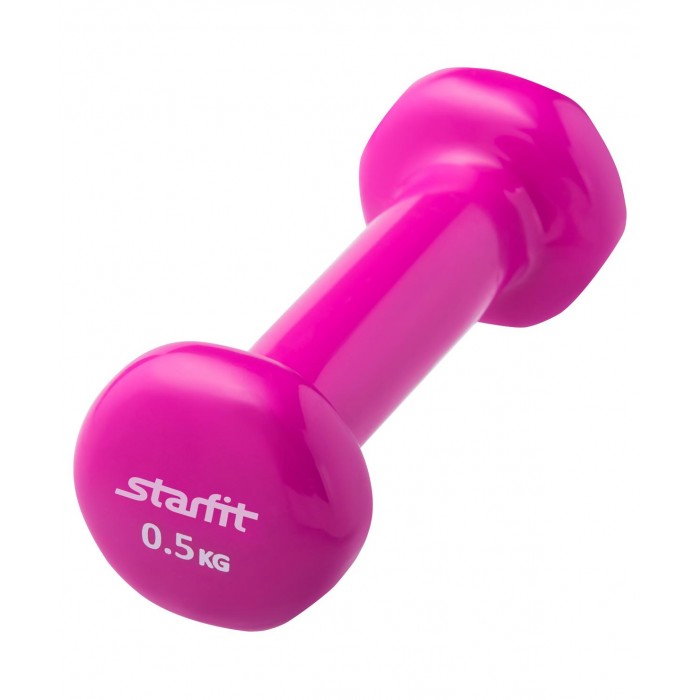 Спортивный инвентарь Starfit Гантель виниловая DB-101 0.5 кг starfit bk 101 magic
