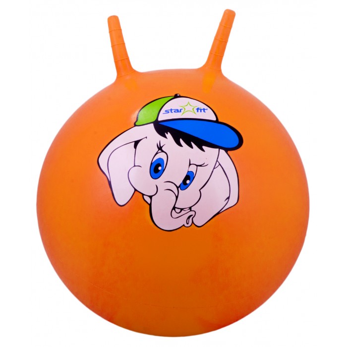 Мячи Starfit Мяч-попрыгун с рожками Слоненок GB-401 45 см мячи starfit мяч попрыгун с ручкой тигренок gb 401 55 см