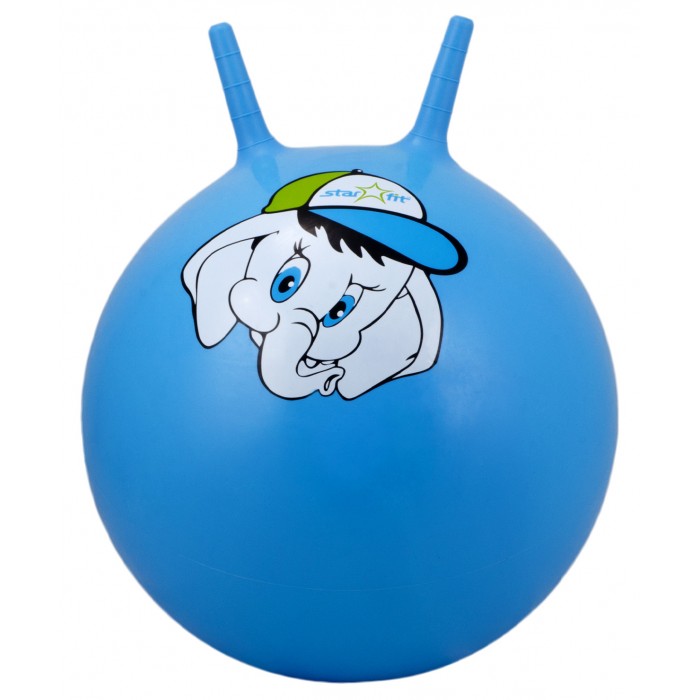 Мячи Starfit Мяч-попрыгун с рожками Слоненок GB-401 45 см мячи starfit мяч массажный gb 601 7 см