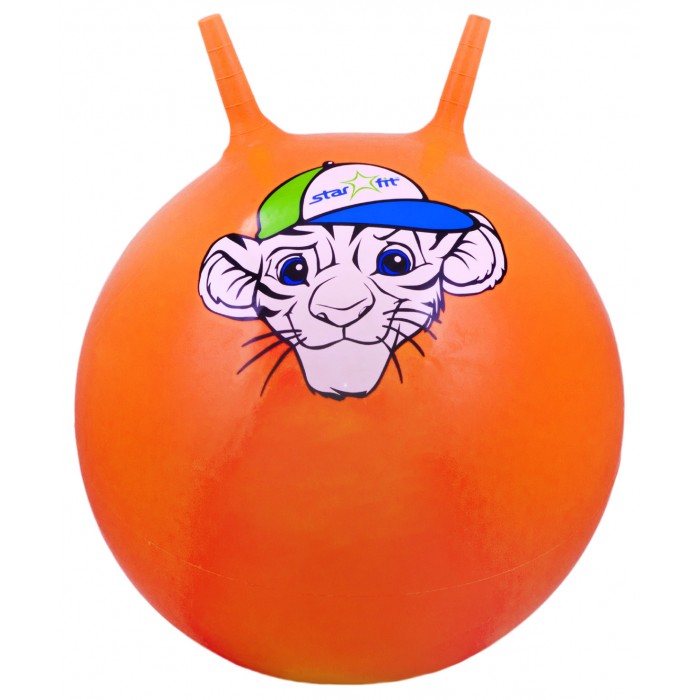 Мячи Starfit Мяч-попрыгун с рожками Тигренок GB-401 55 см starfit