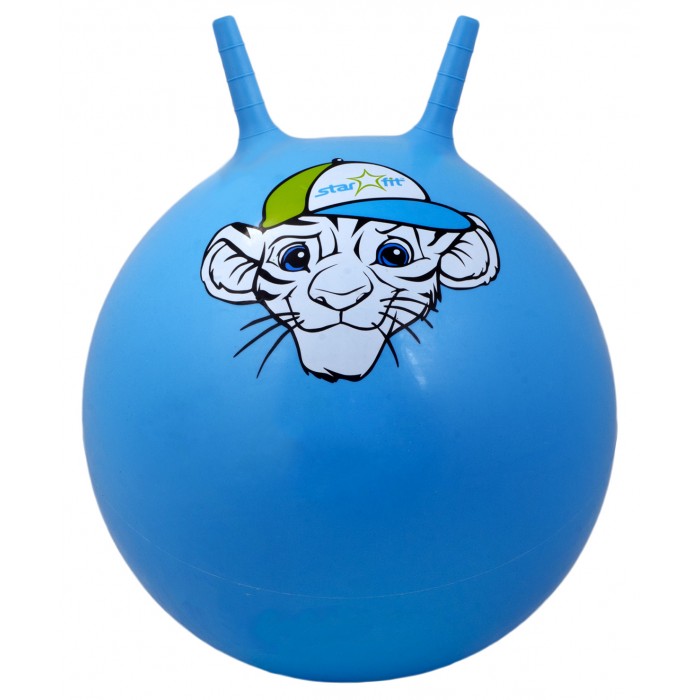 Мячи Starfit Мяч-попрыгун с рожками Тигренок GB-401 55 см мячи starfit мяч попрыгун с ручкой тигренок gb 401 55 см
