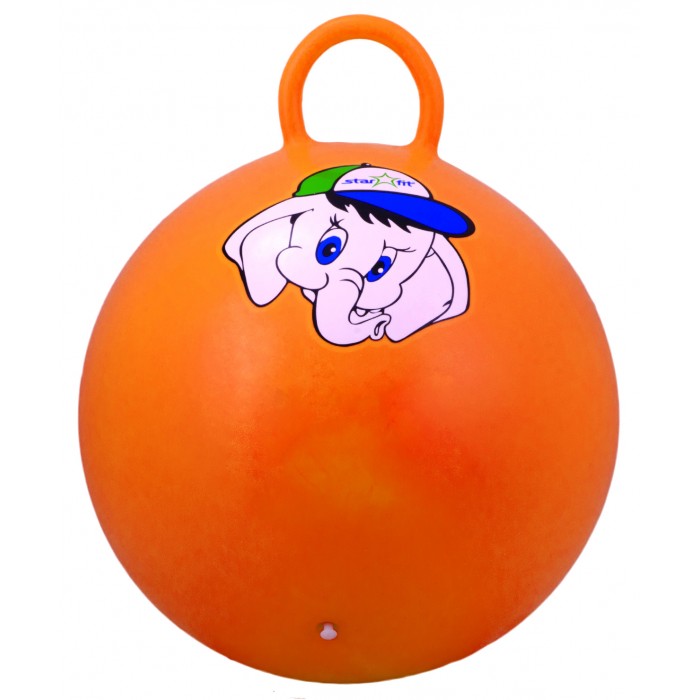 Мячи Starfit Мяч-попрыгун с ручкой Слоненок GB-401 45 см мячи starfit мяч массажный gb 601 7 см