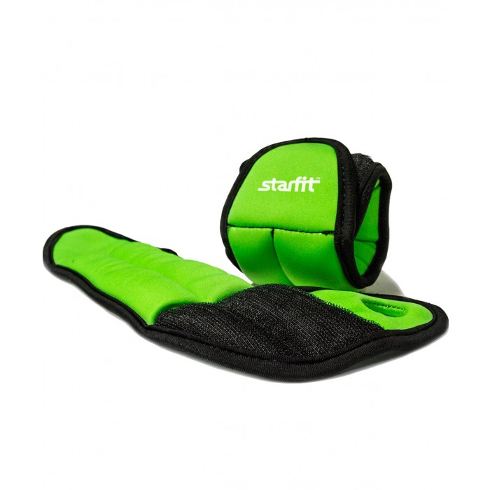 Спортивный инвентарь Starfit Утяжелители Эргономичные для рук WT-201 0.5 кг утяжелители для рук starfit wt 201 цвет зеленый черный 0 75 кг 2 шт