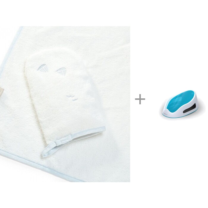 фото Stokke полотенце с капюшоном и лежак для купания angelcare