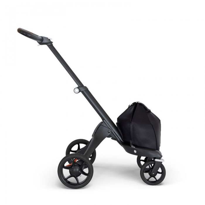 фото Stokke шасси для коляски xplory v6 black с кожаной ручкой