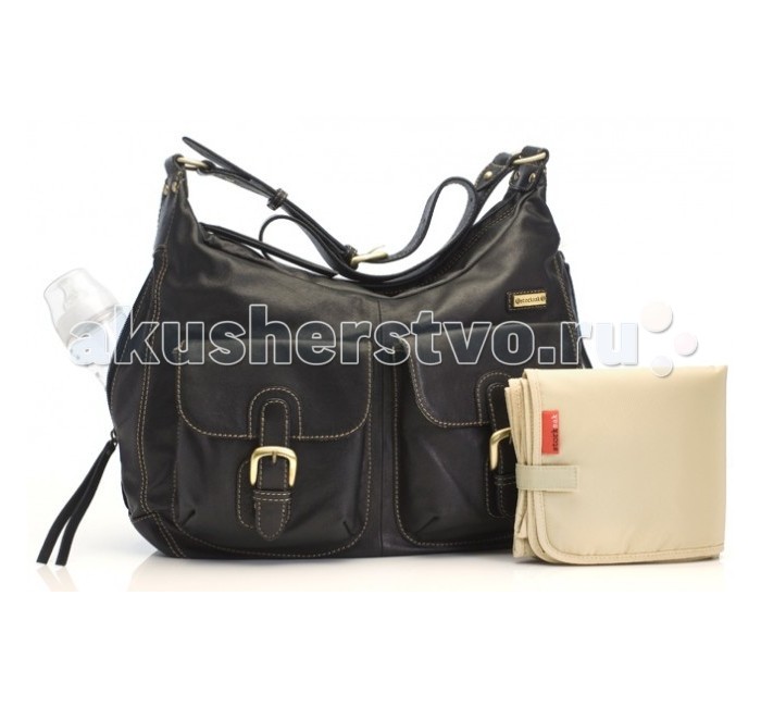 Storksak Сумка для мамы Emily LeatherСумка для мамы Emily Leather Storksak Сумка для мамы Emily LeatherСумка для мамы Emily LeatherСумка для мамы Storksak Emily Leather незаменима для мам, мечтающих совместить практичность, качество и удобство в одном аксессуаре. Идеальна как повседневный и как формальный вариант. Характеристики: Практичная сумка для детских принадлежностей Удобный, мягкий, регулируемый плечевой ремень 2 внешних кармана с пряжкой Парные боковые термоизолирующие карманы на молнии для бутылочек: позволяют сохранять жидкость теплой/прохладной до 4 часов (продолжительность времени зависит от внешней температуры) Многочисленные внутренние карманы Косметичка на молнии для хранения косметики и мелких вещей Мягкий матрасик для пеленания Моющаяся подкладка Уход: Чистить истить качественным средством для ухода за кожей без содержания красителя и мягкой тканью Перед повторным использованием тщательно просушить сумку Внутреннюю часть сумки можно протереть влажной губкой с мягким моющим средством Кожа является натуральным материалом, поэтому может возникнуть изменение цвета, что влияет на свойства изделия Материалы: Мягкая натуральная кожа с износостойкой отделкой В комплекте: Матрасик для пеленания Косметичка Размеры: 28 х 38 х 15 см Длина ремня: 43 - 59 см<br>