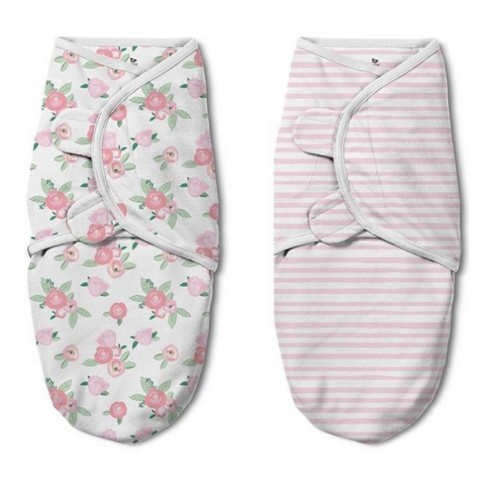 фото Пеленка summer infant конверт на липучке swaddleme lux with easy change 2 шт.