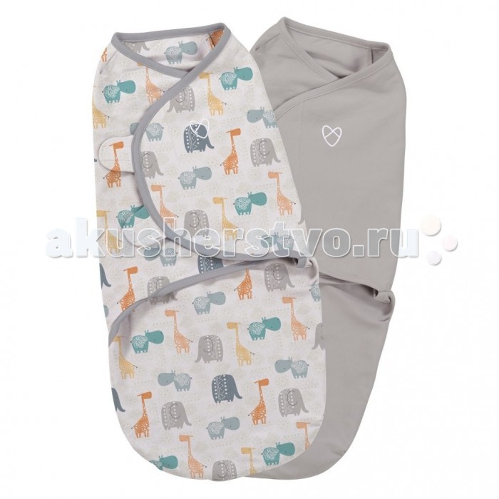 фото Пеленка summer infant swaddleme конверт для пеленания на липучке 2 шт