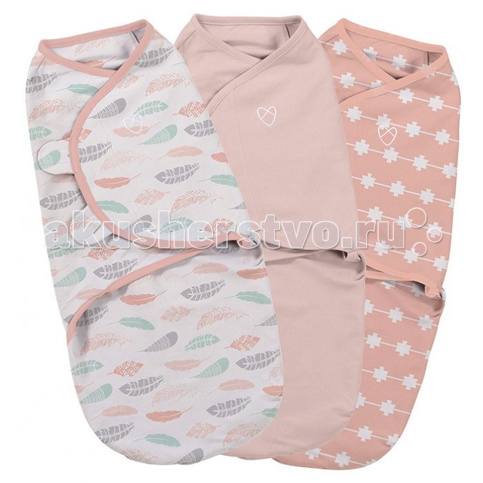 фото Пеленка summer infant swaddleme конверт для пеленания на липучке 3 шт