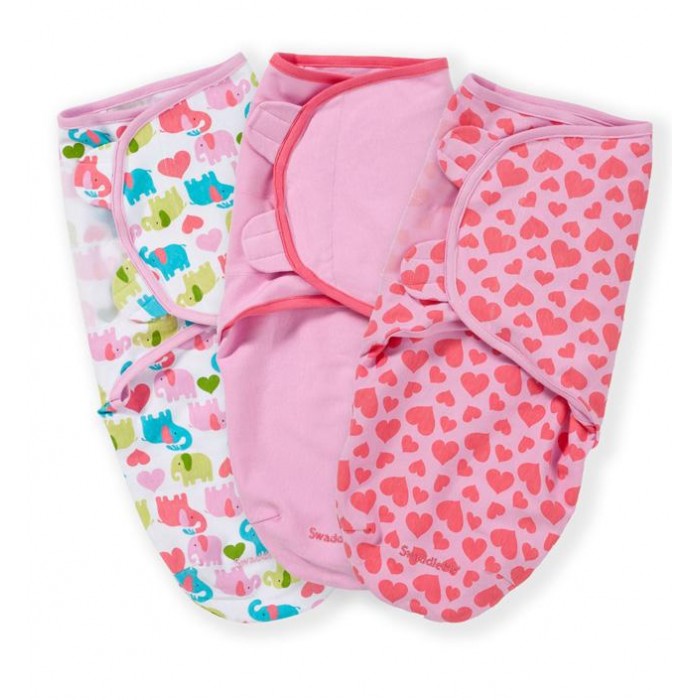 Пеленки Summer Infant Swaddleme Конверт для пеленания на липучке 3 шт конверт summer infant хлопковый спальный мешок swaddleme wiggle blanket pink розовый размер s m