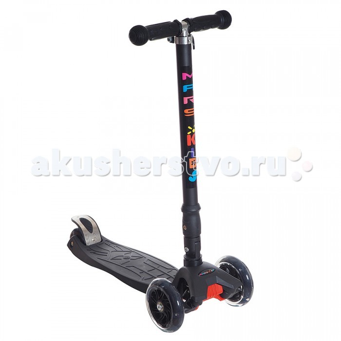 Трехколесный самокат Suncolor Mars Kids Maxi Light складнойMars Kids Maxi Light складной Трехколесный самокат Suncolor Mars Kids Maxi Light складнойMars Kids Maxi Light складнойТрехколесный самокат Suncolor Mars Kids Maxi Light складной со сдвоенными передними колесами. Легкая и надежная модель, самокат очень устойчив и подойдет детям с 3-х лет. Широкая платформа, самокат трехколесный, 2 колеса спереди, Регулируемая высота руля Особенности: Размер в собранном виде: 57x 23 x 90 см Телескопическая алюминиевая ручка руля Материал корпуса: пластик + нилон Размер платформы (ДхШ): 34 х 13.5 см Передние колеса: 120 х 30 мм, прозрачный полиуретан, светодиоды (светятся в темноте) Двойные задние колеса: 76 мм, прозрачный полиуретан, светодиоды (светятся в темноте) Подшипники: Abec-5 Цветная подарочная упаковка Возраст: 3+ Максимальная нагрузка: 50 кг Материал: пластик, алюминий.<br>