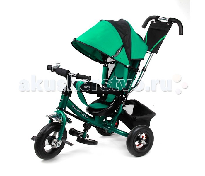 Велосипед трехколесный Super Trike ST152-1210ST152-1210 Велосипед трехколесный Super Trike ST152-1210ST152-1210Велосипед трехколесный Super Trike ST152-1210 гарантирует Вашему малышу комфортные прогулки. Удобная ручка позволит родителю легко взять на себя управление трехколесным транспортом. Когда ребенок сможет управлять рулем и дотягиваться до педалей, родительскую ручку можно будет снять. Колеса транспорта выполнены из высокопрочного пластика. Также на транспорте предусмотрена подножка, которую можно складывать. Над спинкой сиденья есть небольшой кошелечек для небольших принадлежностей. Управление производится благодаря подвижному переднему колесу.<br>