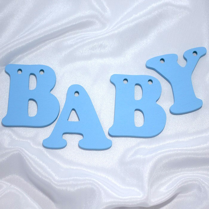 Декорирование Suvenirrus Декоративное слово Baby (буквы по отдельности)