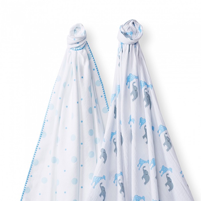

Пеленка SwaddleDesigns Swaddle Duo Circus Fun