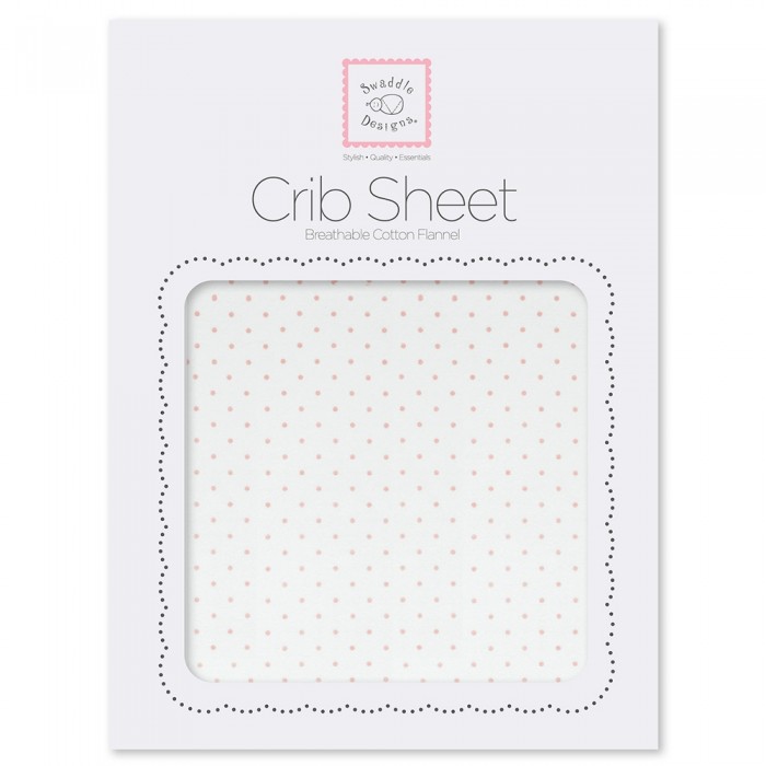 фото SwaddleDesigns Простынь детская на резинке Fitted Crib Sheet 132х71х20