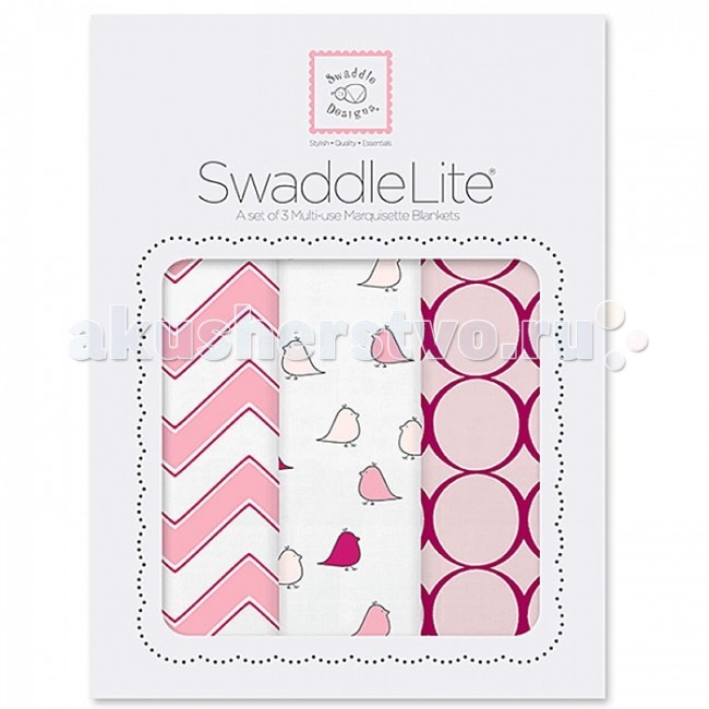 фото Пеленка SwaddleDesigns SwaddleLite Chic комплект 3 шт.