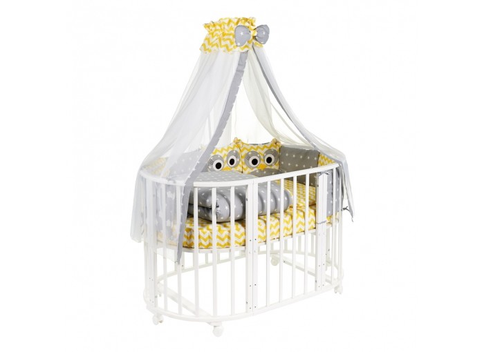 

Комплект в кроватку Sweet Baby овальную Uccellino (10 предметов), овальную Uccellino (10 предметов)