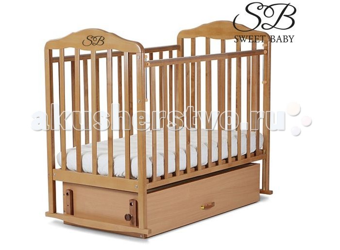 

Детская кроватка Sweet Baby Gianni поперечный маятник