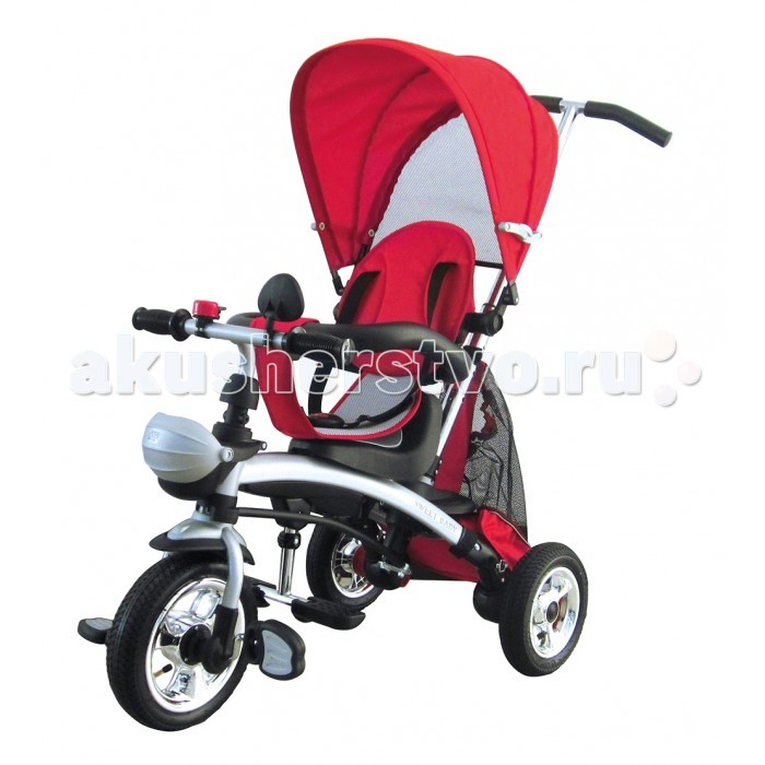Велосипед трехколесный Sweet Baby Mega Lexus TrikeMega Lexus Trike Велосипед трехколесный Sweet Baby Mega Lexus TrikeMega Lexus TrikeSweet Baby Трехколесный велосипед-беговел Mega Lexus Trike обязательно понравится вашему малышу. Он предназначен для деток с максимальным весом до 25 кг. Сначала родителя могут управлять велосипедом, а когда ребенок немного подрастет, он сможет управлять им самостоятельно. Особенности: Удобная и прочная родительская ручка Эргономическое кресло с пятиточечным ремнём безопасности и защитным ограждением Со временем, когда Ваш малыш подрастет, ручку можно снять. Назначение - от года, вес до 25 кг Сиденье - со спинкой, мягкое, с тканевой вставкой Руль - прямой, с клаксоном Задняя ручка - есть, с управлением рулем, с сумочкой Колеса - резиновые, переднее 12, задние 10 Крылья - переднее Корзинка - задняя (фиксированная) Безопасность - козырек от дождя, подножки, ремни безопасности, страховочный ободок.<br>