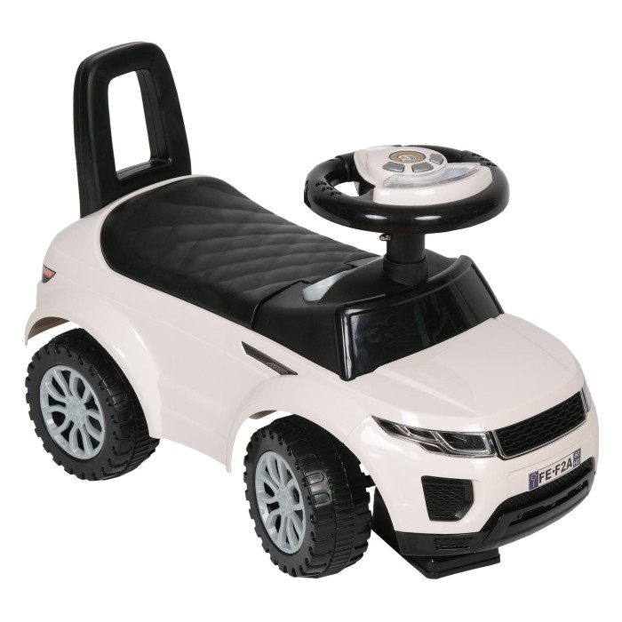 Каталка Sweet Baby PrestigioPrestigio Каталка Sweet Baby PrestigioPrestigioSweet Baby Каталка Prestigio — это очень популярная и любимая многими детьми игрушка. Приводится в движение самим ребенком, путем отталкиваний ножками от пола. Итальянский производитель Sweet Baby позаботился о вашем малыше. Машинка-каталка Prestigio изготовлена из безопасных материалов. Она отличается легкостью и повышенной прочностью. Края каталки гладкие, не имеют острых элементов. Таким образом производитель исключил возможность пораниться. Машинка-каталка Sweet Baby Prestigio — это отличный подарок для маленьких непосед в возрасте от 1 года до 4 лет. Такая игрушка будет интересна и самым маленьким деткам, которые только научились самостоятельно ходить, и тем, кто постарше. Все они с радостью будут осваивать новый для себя вид передвижения и наслаждаться катанием. Катание на машинке Sweet Baby Prestigio положительно сказывается на физическом развитии малыша. Особенно это касается тех деток, которые уже ходят самостоятельно. Sweet Baby Prestigio очень хорошо развивает мышцы, ответственные за формирование навыка ходьбы, ведь для того, чтобы хоть немножко разогнаться, малышу необходимо хорошенько отталкиваться ножками от пола, сам он при этом будет держаться за ручку, чтобы не упасть. Дети чуть постарше также осваивают навыки пользования рулем в машинке, что в дальнейшем помогает им быстрее осваивать свой первый велосипед. Машинка-каталка оснащена кнопками, при нажатии которых она начинает издавать различные звуки. Кроме того сиденье машинки откидывается и в дорогу можно взять с собой кучу всякой мелочи. Все это помогает развивать логическое мышление. Размер каталки: 62 х 28 х 42 см Вес: 2,5 кг<br>