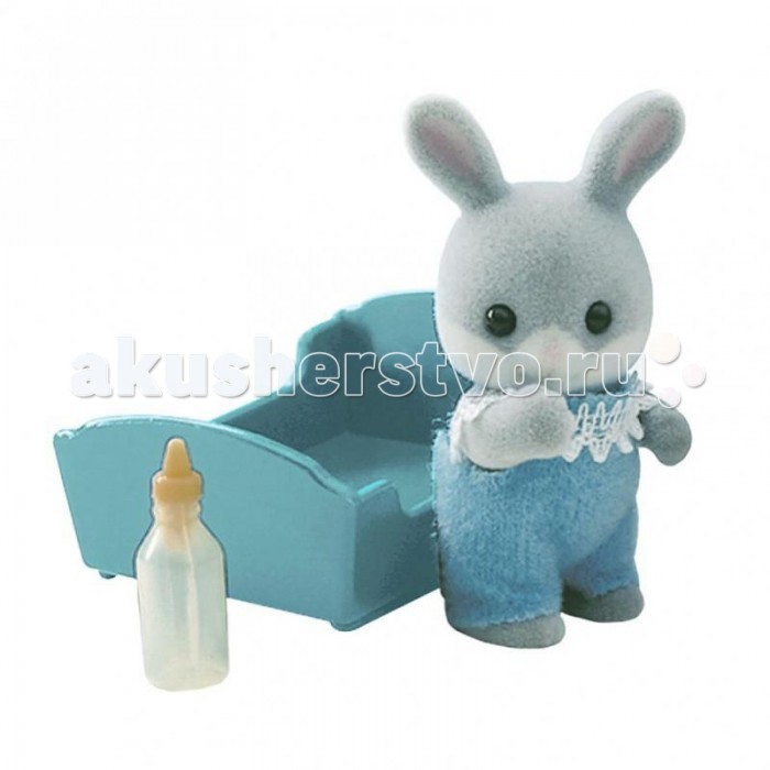 

Sylvanian Families Игровой набор Малыш Серый Кролик, Игровой набор Малыш Серый Кролик