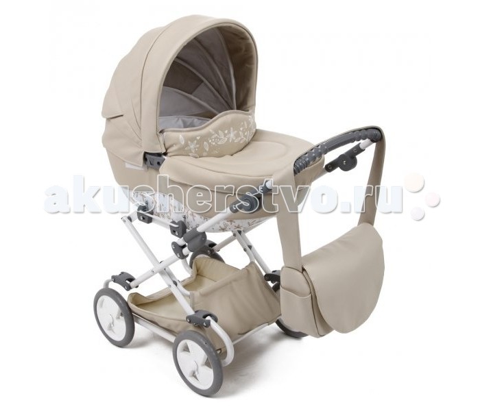 Коляска для куклы Tako SunLine Mini EcoSunLine Mini Eco Коляска для куклы Tako SunLine Mini EcoSunLine Mini EcoСтильная, красивая и элегантная коляска от Tako для маленьких модниц. Материал коляски экокожа. В капюшоне коляски спряталось маленькое окошко для проветривания. Внутренняя обивка легко снимается для стирки. Большая и вместительная сумка имеет кармашки, и дополнительно застегивается на молнию. Ручка регулируется по высоте от 50 до 70 см. Высота от пола до капюшона 90 см. Размеры люльки: 60 см на 30 см. Под люлькой расположена большая и вместительная корзина, туда поместятся все принадлежности и аксессуары незаменимые для куклы. Резиновые колеса. Теперь любимая куколка сможет ездить на прогулки в стильной и красочной коляске со своей хозяйкой! Коляска прекрасно подходит для игр как на улице, так и дома. В комплекте: накидка на ножки для маленькой мамы. Вес: 6 кг.<br>