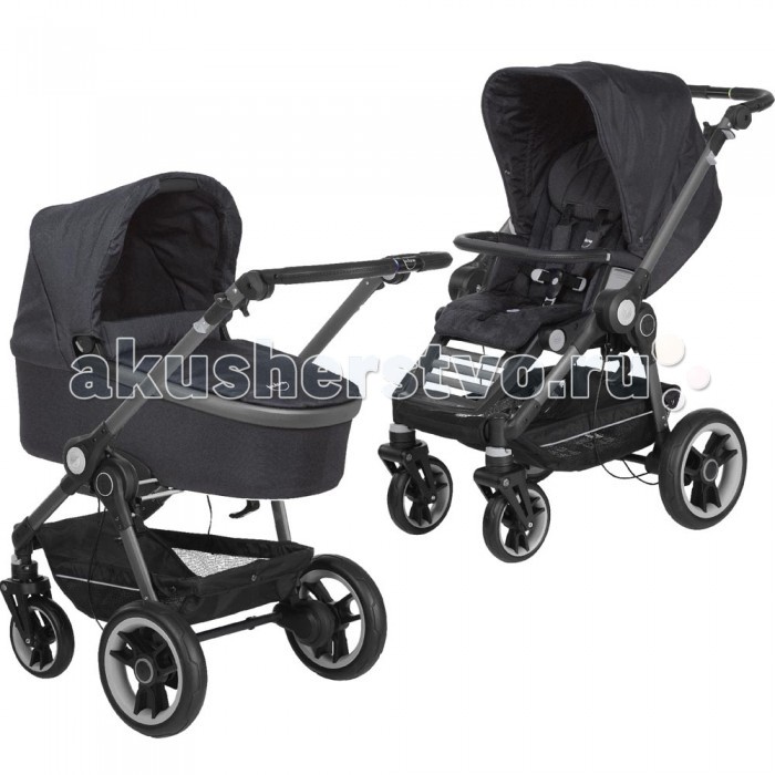 

Коляска Teutonia BeYou V4 Elite Graphite 2 в 1, BeYou V4 Elite Graphite 2 в 1