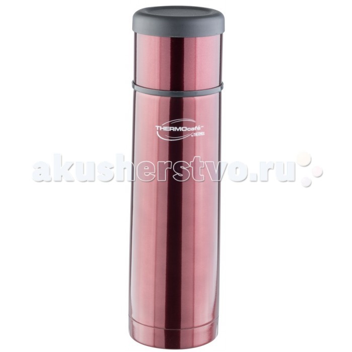Термос Thermos ThermoCafe EveryNight-100 1000 млThermoCafe EveryNight-100 1000 мл Термос Thermos ThermoCafe EveryNight-100 1000 млThermoCafe EveryNight-100 1000 млИдеальный выбор, чтобы взять с собой горячий кофе, ледяной чай или другого любимого напитка. Крышка термоса служит кружкой для питья. Ее конструкция не дает внешней поверхности нагреваться. Пробка позволяет добраться до содержимого, не извлекая ее полностью, нужно только повернуть пробку не откручивая целиком. Строение пробки не позволит случайно пролиться жидкости и помогает сохранить температуру содержимого долгое время. Вакуумный тип изоляции надежно сохраняет тепло до 8 часов, а холод до 12 часов.<br>