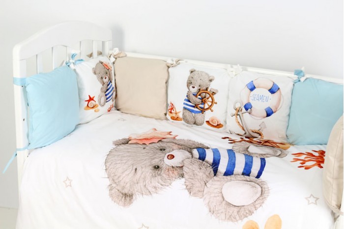 фото Комплект в кроватку Топотушки Морской круиз (6 предметов)
