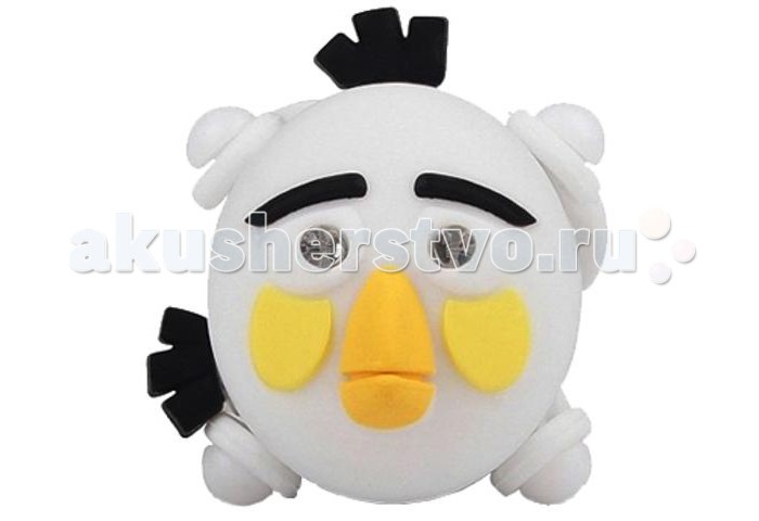 Аксессуары для велосипедов и самокатов Trolo Фонарь Angry Birds для велосипедов или самокатов крепления для велосипедов