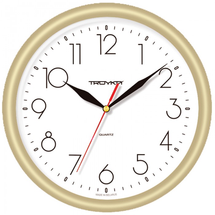 Часы Troyka настенные круглые 21271212