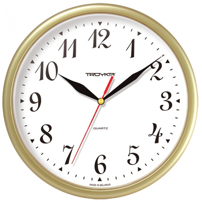 Часы Troyka настенные круглые 91971913