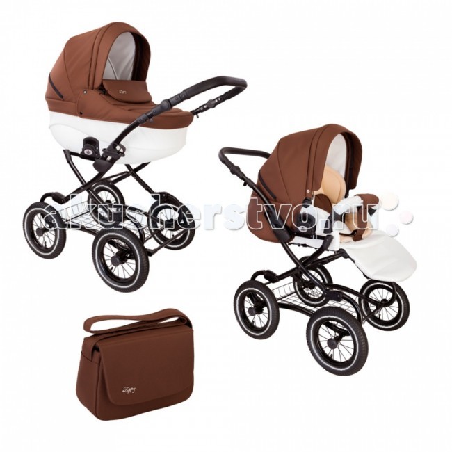 Коляска Tutis Classic New 2 в 1Classic New 2 в 1 Коляска Tutis Classic New 2 в 1Classic New 2 в 1Коляска Tutis Classic New 2 в 1. Мода приходит и уходит, а классика не стареет никогда. Классическое шасси не только выглядит элегантно, но особенно удобно при использовании в сложных природных условиях и неровной дороге. Колеса коляски прекрасно преодолевают песок, гравий, дорожки парков, неровные тротуарные плитки и снежный покров. В новой коллекции Classic New преобладают традиционные натуральные цвета. Коляска- это первая вещь, которую малыш начинает изучать и исследовать. Это как большая игрушка, в которой он живет. Все поверхности и все материалы, до которых может дотронуться малыш, натуральны и безопасны. Для их изготовления используется специально сотканная прочная, но нежная хлопчатобумажная ткань, а особая технология SILVER PLUS обеспечивает дополнительную защиту от микробов и аллергенов. Особенности: Вентиляционные отверстия в нижней части люльки. Функция качания (когда люлька лежит на полу). Регулируемый подголовник люльки. Возможность выбора направления установки прогулочного блока (к себе-от себя). Регулируемая высота ручки. Тормоза, блокирующие два колеса одновременно.<br>