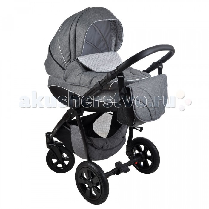 Коляска Tutis Mimi 2 в 1Mimi 2 в 1 Коляска Tutis Mimi 2 в 1Mimi 2 в 1Коляска Tutis Mimi 2 в 1 Данная модель получила плотную обивку из ткани типа джинса, которая выглядит современно, стильно и привлекательно Внутренние детали капора и верхние части накидок в детской коляске Tutis Mimi (Тутис Мими) 2 в 1 декорированы интересным орнаментом Главное преимущество конструкции – надежное шасси на надувных колесах с отменной амортизацией, благодаря чему обеспечивает мягкий ход и высокая проходимость по неровным дорогам и пересеченной местности Люлька и прогулочный модуль в детской коляске Tutis Mimi (Тутис Мими) 2 в 1 имеют регулируемые спинки и большие капоры с вентиляционными и панорамными окошками Родительская ручка настраивается по высоте, позволяя каждому члену семьи выбрать комфортное положение в зависимости от роста. Если вам нужен стильный городской внедорожник, самое время купить детскую коляску Tutis Mimi (Тутис Мими) 2 в 1 за выгодную цену Дополнительно модель оснащена практичными аксессуарами для удобства мамы и защиты малыша от капризов природы. Особенности: возраст: 0+ до 3 лет внешняя обивка: плотная, непромокаемая ткань наподобие джинса простое сложение шасси вместе с прогулочным модулем возможна установка автопереноски 0+. Шасси: алюминиевая рама на пневматических колесах все колеса – съемные пружинные амортизаторы пара передних колес с опцией «повороты на 360° широкая текстильная корзина открытого типа ножной тормоз педального типа регулируемая ручка с накладкой «под кожу компактное сложение книжкой. Люлька: система подачи воздуха в основании (незаменимая функция для жаркого лета) ортопедический кокосовый матрасик функция качания (при установке люльки на полу) мультипозиционный подголовник съемная внутренняя обшивка (стирка при 30°) панорамное окошко в капюшоне сетчатая вставка в капоре для вентиляции центрированная ручка для удобства переноса высокий отворот на накидке. Прогулочное сиденье: установка в 2-х положениях на шасси: от себя / к себе объемный капюшон с окошком для наблюдения система 5-титочечных ремней безопасности наклон спинки легко изменяется одной рукой регулируемая тканевая подставка для ножек съемный матрасик из хлопкового текстиля защитный бампер с перемычкой между ножек. Дополнительно в комплекте: сумка для принадлежностей накидка на ножки для двух модулей сетка противомоскитная фирменный дождевик Размеры коляски: вариант с разложенной рамой, в см: длина – 78, ширина – 61, высота – 82-112 вариант со сложенной рамой, в см: длина – 83, ширина – 61, высота – 36 диапазон регулировки ручки, в см: 82-112 люлька, в см: длина – 77, ширина – 37, глубина – 22 диаметр колес, в см: 23/30 прогулочное сиденье, в см: глубина – 23, ширина – 35, высота спинки – 44, длина спального места – 89, высота подставки для ног – 21. Вес коляски: люлька, в кг: 4.95 прогулочное сиденье, в кг: 5.25 шасси без колес, в кг: 4.95 масса с упаковкой, в кг: 25.6 объем, в м3: 0.32<br>