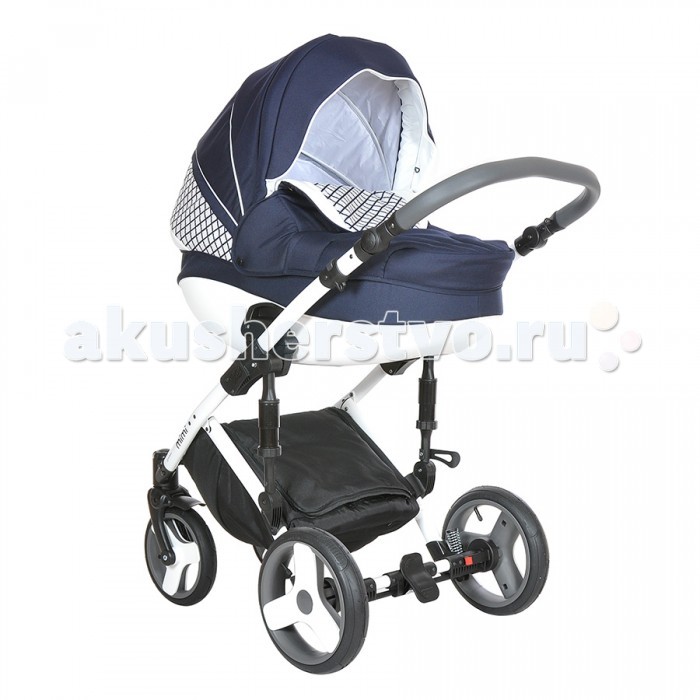 Коляска Tutis Zippy Mimi Plus Premium 3 в 1Zippy Mimi Plus Premium 3 в 1 Коляска Tutis Zippy Mimi Plus Premium 3 в 1Zippy Mimi Plus Premium 3 в 1Коляска Tutis Zippy Mimi Plus Premium 3 в 1 — универсальная и простая коляска для прогулок и длительных путешествий. Подходит для любого времени года и для любых дорог. Коляска- это первая вещь, которую малыш начинает изучать и исследовать. Это как большая игрушка, в которой он живет. Все поверхности и все материалы, до которых может дотронуться малыш, натуральны и безопасны. Для их изготовления используется специально сотканная прочная, но нежная хлопчатобумажная ткань. Особенности: Универсальная коляска 3 в 1 — люлька + прогулочный блок + автокресло; Максимальный возраст ребенка: 3 года; Обновленный дизайн. Обработка тканей по технологии Silver Plus (с ионами серебра) — дополнительная защита ребенка от микробов и аллергенов. Шасси: Легкая и прочная алюминиевая рама; Складывается в считанные секунды; В сложенном виде коляска очень компактна и занимает мало места; Кожаная ручка регулируемая по высоте. Механизм складывания — книжка; Ножной тормоз. Прогулочный блок: Складывается вместе с шасси; Может фиксироваться как по ходу, так и против движения коляски; 5-ти точечные ремни безопасности; 4 угла наклона спинки до горизонтального положения; Съемный хлопковый матрасик; Панорамное окошко в капюшоне (его можно открыть); Капюшон опускается до бампера; Бампер имеет разделитель для ног и обтянут тканью; Максимальный вес ребенка: 15 кг. Люлька: Для детей до 6–8 месяцев Изготовлена из пластика Вентиляционные отверстия в нижней части Функция качания (когда лежит на полу) Матрасик из гипоаллергенного кокосового волокна Регулируемый подголовник Регулируемый капюшон с козырьком Легко снимается с шасси Накидка на люльку Наружная ткань с водо- и грязеотталкивающим покрытием Съемные текстильные детали можно стирать при температуре 30° Ручка для удобного переноса. Автокресло: Для детей в возрасте до 1 года весом до 13 кг Установка на шасси с помощью адаптеров Установка в автомобиле с помощью ремня безопасности против хода движения Удобная ручка для переноски 3-точечные ремни безопасности с мягкими накладками Мягкий матрасик из 100% хлопка Колеса: Колеса надувные съемные Твердая резина Передние поворотные колеса с блокировкой Больше задние колеса для хорошей проходимости по неровностям Мягкая амортизация для плавного хода. Внутренние размеры люльки длина - 76 см ширина - 36 см. Прогулочный блок длина - 95 см ширина - 39 см. Внутренние размеры автокресла длина - 74 см ширина - 32 см.<br>