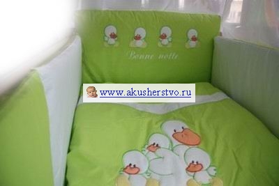

Комплект в кроватку Tuttolina Four Duck (7 предметов)
