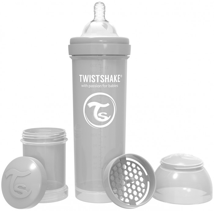 Бутылочка Twistshake с контейнером 330 мл