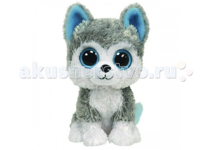 фото Мягкая игрушка ty beanie boo's волчонок slush