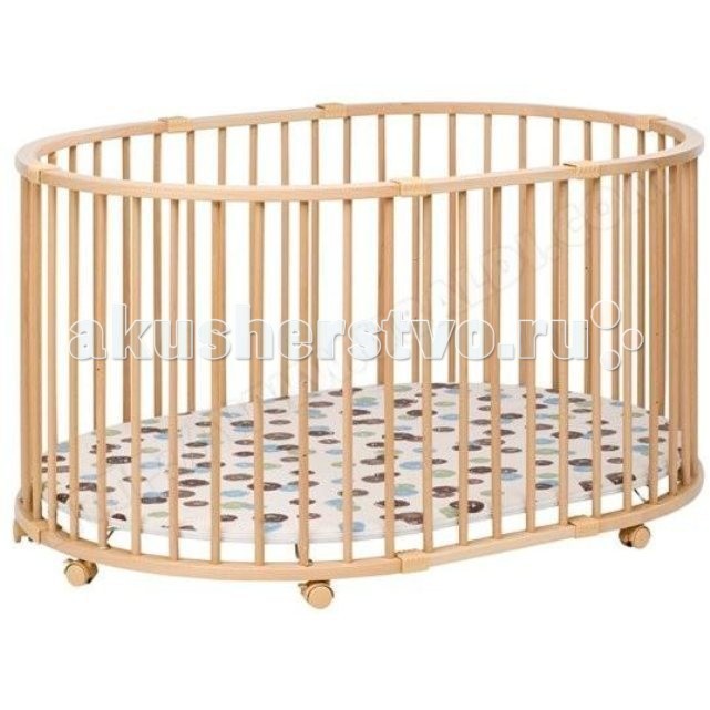 Манеж Geuther Baby-ParcBaby-Parc Манеж Geuther Baby-ParcBaby-ParcМанеж Geuther Baby-Parcс надежным ограждением родители будут уверены, что ребенок находится в безопасности, а восемь колесиков с тормозами придадут манежу «шустрость» или, наоборот, твердую устойчивость, когда это необходимо. Благодаря предлагаемому отдельно столику для еды и игры стульчик Swing полностью независим от стола, его можно поставить в любом месте комнаты. Отличительные особенности:большая площадь для игр регулируемое по высоте дно - 3 уровня дно покрыто высокопрочным непромокаемым материалом на мягкой основе уютное спальное место создается благодаря дополнительному бамперу из мягкой ткани, защищающему от сквозняка фиксируемые поворотные колеса со стояночным тормозом быстро собирается и разбирается без применения инструментов СДЕЛАН из древесины чистой экологически в собранном виде компактен - легко хранить Характеристики:Вес: 26 кг Размеры: 134 х 97 х 73 см Цвет: натуральный Материал: искусно обработанный цельный бук<br>