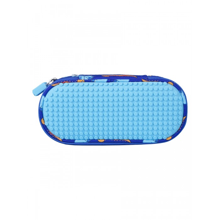 

Upixel Пенал школьный пиксельный Super class pencil case WY-B012 с динозаврами, Пенал школьный пиксельный Super class pencil case WY-B012 с динозаврами