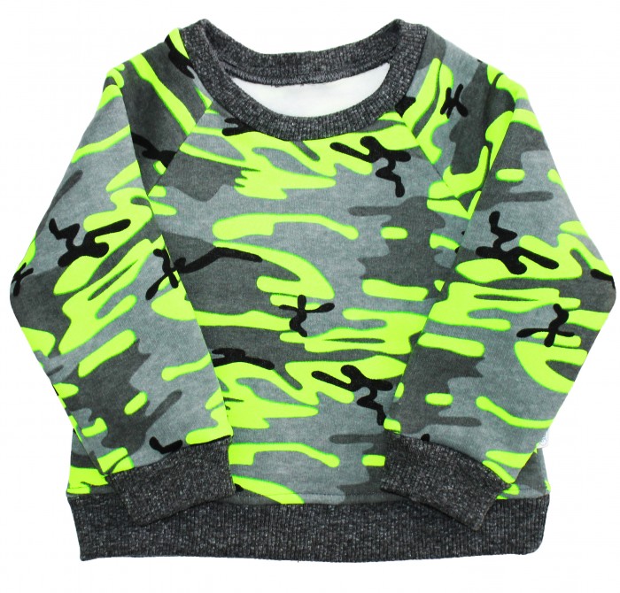 

Веселый малыш Свитшот с рукавом реглан Неон, Свитшот с рукавом реглан Неон