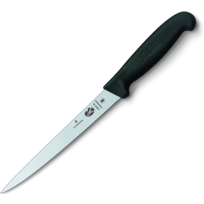 Victorinox Нож кухонный Fibrox филейный прямая заточка 180 мм