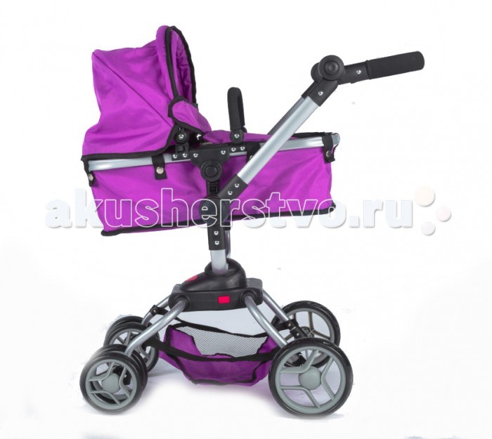 Коляска для куклы Vip Toys 96239623 Коляска для куклы Vip Toys 96239623Эта модель, коляска-трансформер, будет заметно выделяться среди других кукольных колясок. Поворотный блок, с помощью которого Ваша маленькая принцесса быстро повернет свою куклу лицом к себе или лицом к дороге. Ее люлька легко наклоняется под любым углом. Особенность этой коляски в колесах. Благодаря двойным маленьким колесам, которые крутятся на 360 градусов, обеспечивается плавность хода, устойчивость и проходимость. Юная мама будет легко и просто управлять этой коляской на дороге. Колеса, прорезиненные сверху, что дает бесшумность и мягкость хода. Ваша маленькая принцесса сможет переносить люльку вместе с куклой, как многие мамы делают это со своими маленькими детьми. Другая особенность - регулируемая ручка. Нажимая на кнопки по бокам ручки, Вы можете регулировать высоту ручки. Коляска имеет большой складной капюшон, а в нижней части коляски имеется сетка для перевозки вещей. Размер люльки 53х27х15 см. От пола до люльки 50 см. Даже самая большая кукла поместится в этой коляске. Ручка из мягкого материала полипропилена. Максимальная высота от пола до ручки 68-82 см. Высота до капюшона 81 см.<br>
